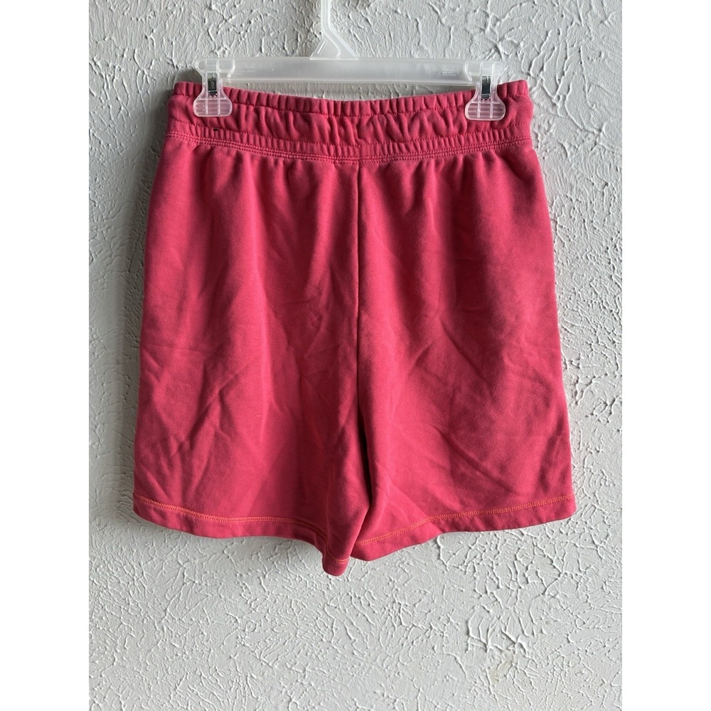 Nike Pink Fleece Shorts Women's Small Athleisure Lounge Sweat Shorts - Picture 10 of 15